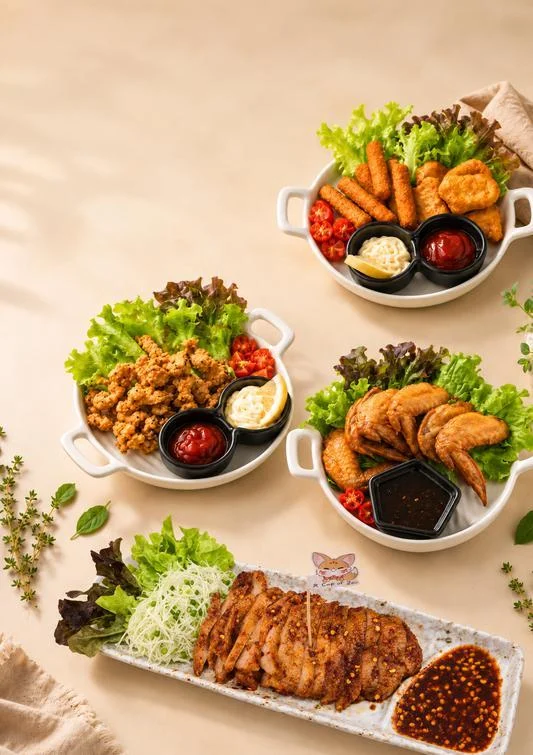 Small plates from the café's menu