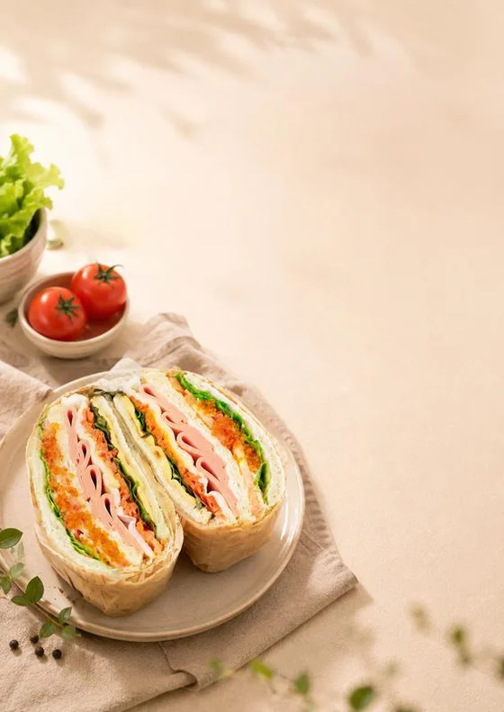 Sandwiches from the café's menu